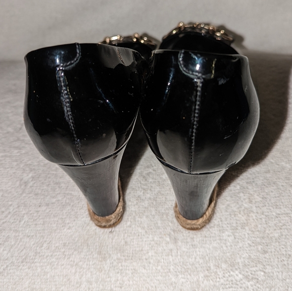 Gucci Horsebit wedges platform prep toe pumps. Size 39 - Picture 6 of 11